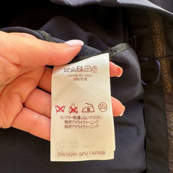 Louis Vuitton Authentic Pants Dark Blue M/40 Women - Picture 7 of 16